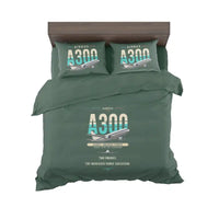 Thumbnail for Airbus A300B4 - Original - Bedding Set - Dark Green