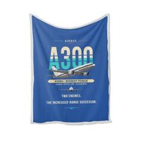 Thumbnail for Airbus A300B4 - Original - Blanket - Blue