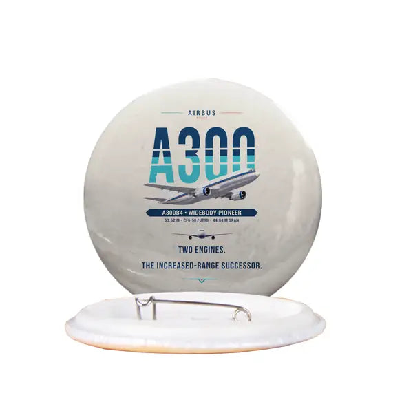 Airbus A300B4 - Original - Pin - Beige