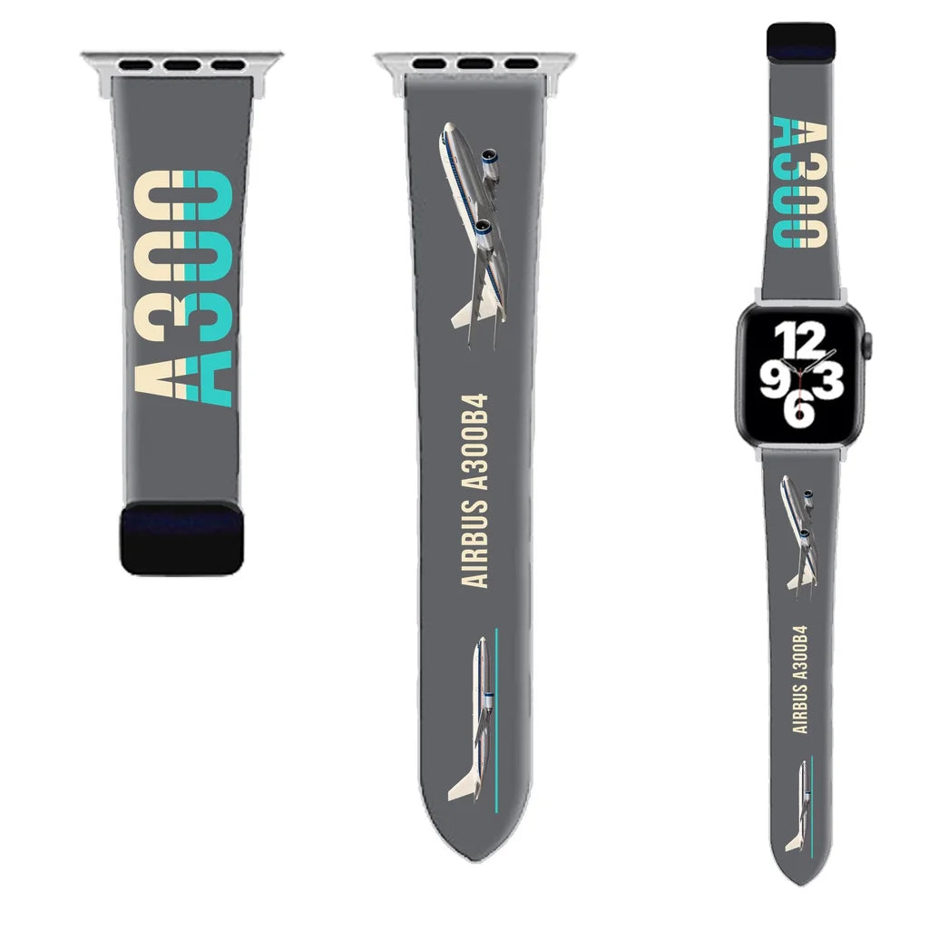 Airbus A300B4 Apple Watch Bands - Gray (Magnetic Band) - Original