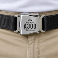 Thumbnail for Airbus A300B4 - Seat Belt - Heritage + Name - Black