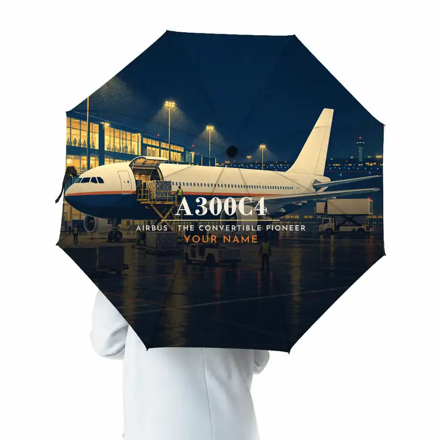 Airbus A300C4-203 - 3D + Name - Umbrella