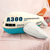 Thumbnail for Airbus A300C4-203 - Cartoon - Airplane Pillow