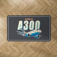 Thumbnail for Airbus A300C4-203 - Cartoon - Rectangle Carpet - Dark Gray