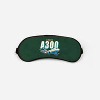 Thumbnail for Airbus A300C4-203 - Cartoon - Sleep Mask - Dark Green