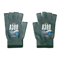 Thumbnail for Airbus A300C4-203 - Gloves - Cut - Cartoon + Name - Dark Green