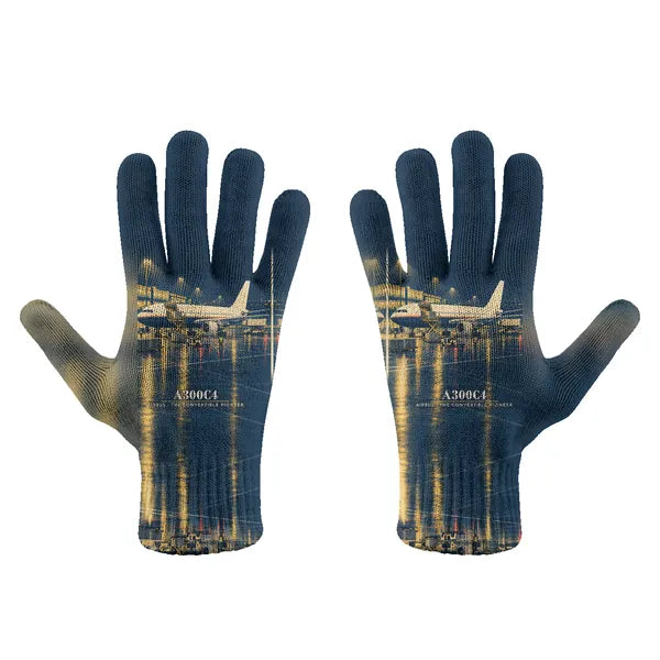 Airbus A300C4-203 - Gloves - Full - 3D - Full Print