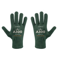 Thumbnail for Airbus A300C4-203 - Gloves - Full - Heritage + Name - Dark Green