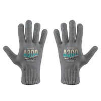 Thumbnail for Airbus A300C4-203 - Gloves - Full - Original + Name - Gray