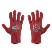 Thumbnail for Airbus A300C4-203 - Gloves - Full - Original + Name - Red