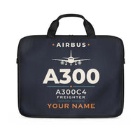 Thumbnail for Airbus A300C4-203 - Heritage + Name - Laptop Bag