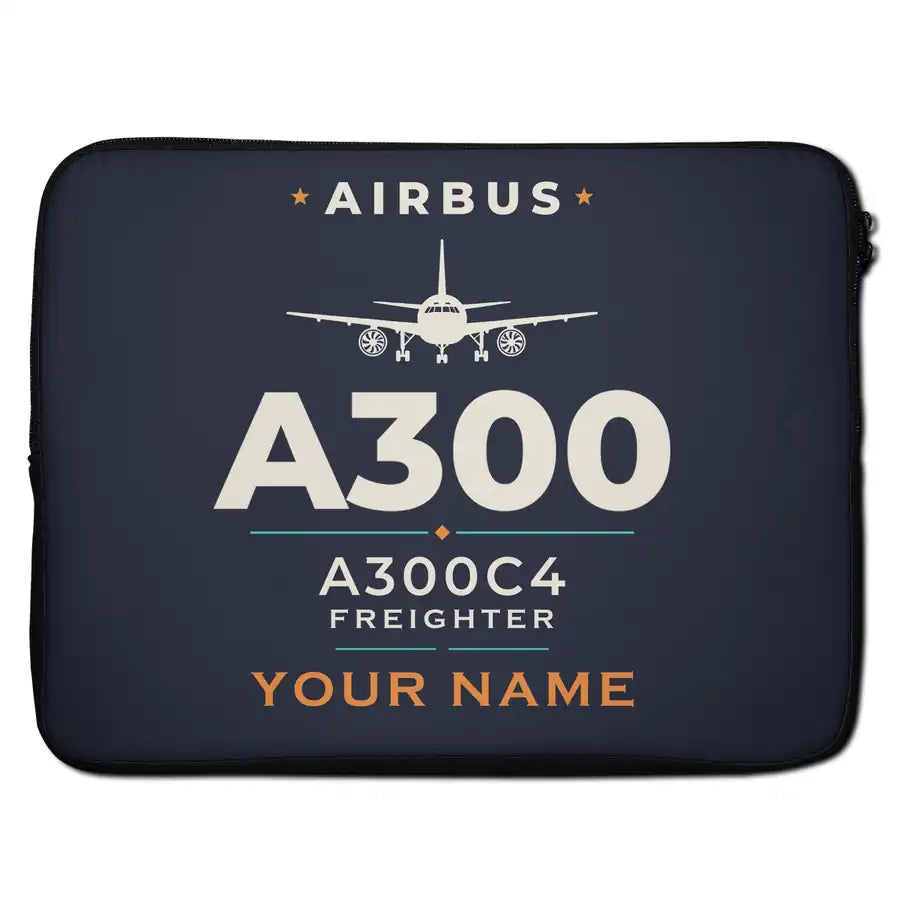 Airbus A300C4-203 - Heritage + Name - Laptop Sleeve