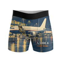 Thumbnail for Airbus A300C4-203 - Men Boxers - 3D + Name - Full Print