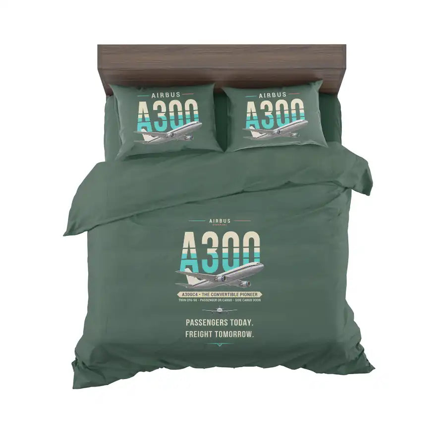 Airbus A300C4-203 - Original - Bedding Set - Dark Green