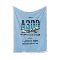 Thumbnail for Airbus A300C4-203 - Original - Blanket - Light Blue