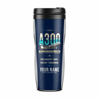 Thumbnail for Airbus A300C4-203 - Original + Name - Plastic (No Holder) - Dark Blue