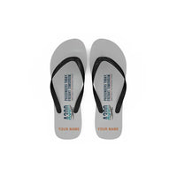 Thumbnail for Airbus A300C4-203 - Slippers - Flip Flops - Original + Name - Light Gray
