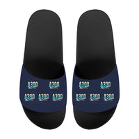 Thumbnail for Airbus A300C4-203 - Slippers - Sport - Original Pattern - Navy Blue