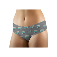 Thumbnail for Airbus A300C4-203 - Women Panties - Original Pattern - Gray - Front
