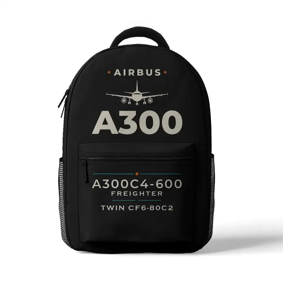 Airbus A300C4-600 - 3D Backpack - Heritage - Black