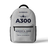 Thumbnail for Airbus A300C4-600 - 3D Backpack - Heritage - White