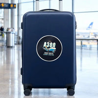 Thumbnail for Airbus A300C4-600 - Cartoon - Circle Sticker - Suitcase
