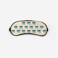 Thumbnail for Airbus A300C4-600 - Cartoon Pattern - Sleep Mask - Beige