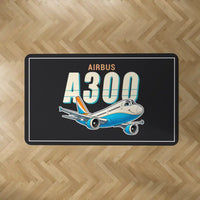 Thumbnail for Airbus A300C4-600 - Cartoon - Rectangle Carpet - Black