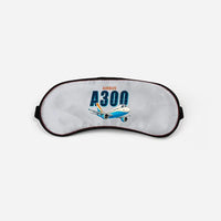 Thumbnail for Airbus A300C4-600 - Cartoon - Sleep Mask - Light Gray