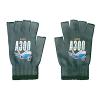 Thumbnail for Airbus A300C4-600 - Gloves - Cut - Cartoon - Dark Green
