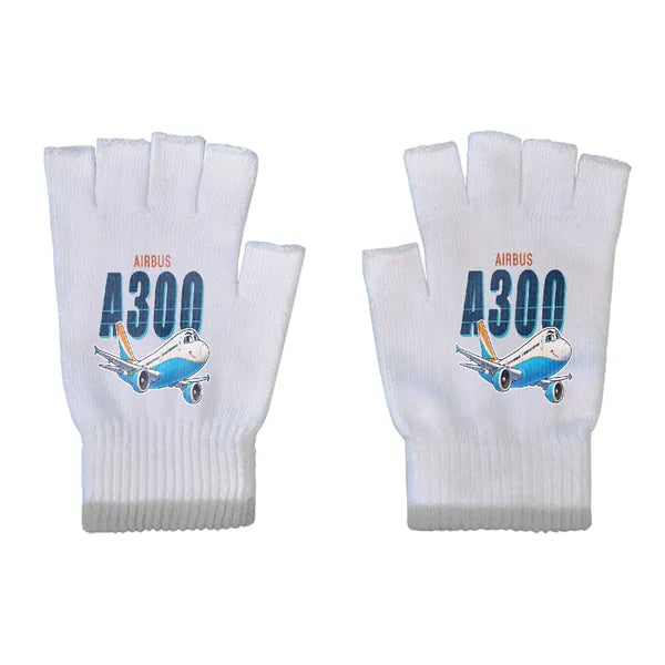Airbus A300C4-600 - Gloves - Cut - Cartoon - Light Gray