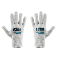 Thumbnail for Airbus A300C4-600 - Gloves - Full - Cartoon - White