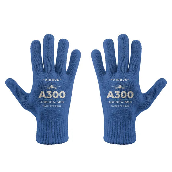 Airbus A300C4-600 - Gloves - Full - Heritage - Blue