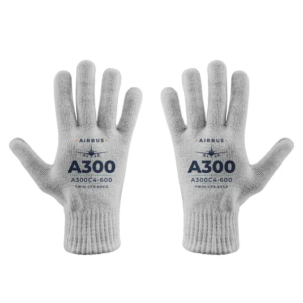 Airbus A300C4-600 - Gloves - Full - Heritage - Light Gray