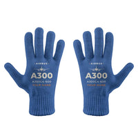 Thumbnail for Airbus A300C4-600 - Gloves - Full - Heritage + Name - Blue