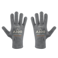 Thumbnail for Airbus A300C4-600 - Gloves - Full - Heritage + Name - Gray