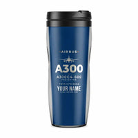 Thumbnail for Airbus A300C4-600 - Heritage + Name - Plastic (No Holder) - Blue