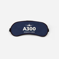 Thumbnail for Airbus A300C4-600 - Heritage - Sleep Mask - Navy Blue