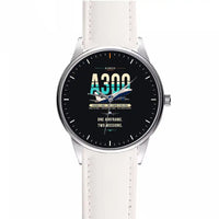 Thumbnail for Airbus A300C4-600 - Original - Leather Strap - White Leather Strap