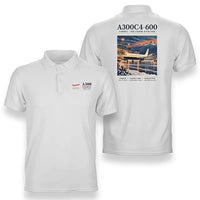 Thumbnail for Airbus A300C4-600 - Poster - Double-Side Polo - White