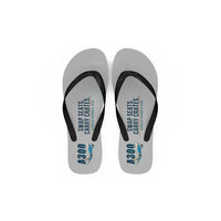 Thumbnail for Airbus A300C4-600 - Slippers - Flip Flops - Cartoon - Light Gray