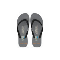 Thumbnail for Airbus A300C4-600 - Slippers - Flip Flops - Cartoon + Name - Gray
