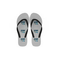 Thumbnail for Airbus A300C4-600 - Slippers - Flip Flops - Cartoon Pattern - Light Gray