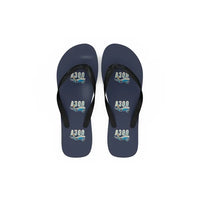 Thumbnail for Airbus A300C4-600 - Slippers - Flip Flops - Cartoon Pattern - Navy Blue