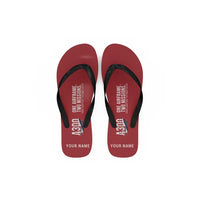 Thumbnail for Airbus A300C4-600 - Slippers - Flip Flops - Original + Name - Red
