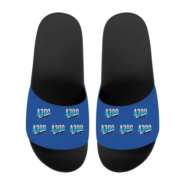 Airbus A300C4-600 - Slippers - Sport - Original Pattern - Blue