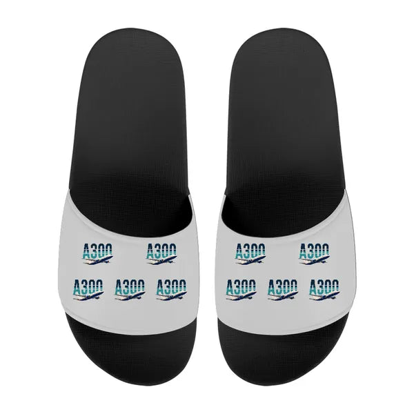 Airbus A300C4-600 - Slippers - Sport - Original Pattern - Light Gray