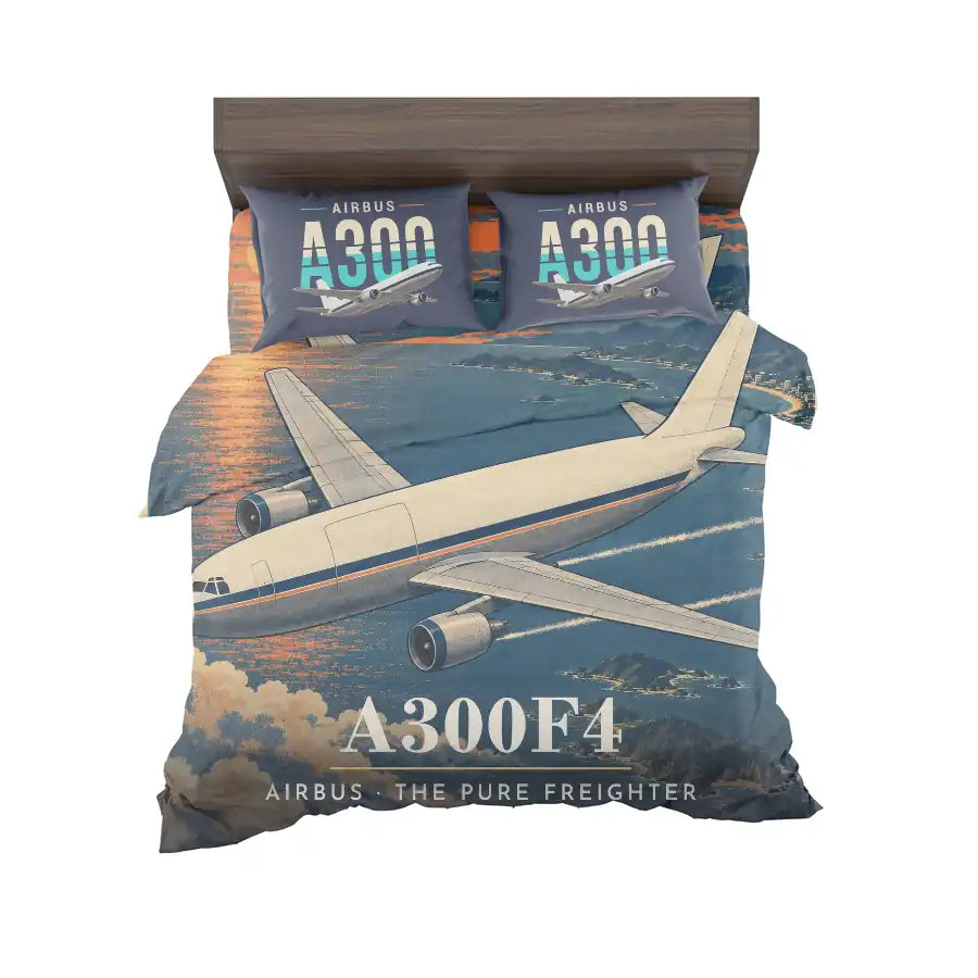 Airbus A300F4-203 - 3D - Bedding Set - Full Print