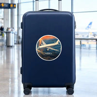 Thumbnail for Airbus A300F4-203 - 3D - Circle Sticker - Suitcase