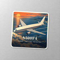 Thumbnail for Airbus A300F4-203 - 3D - Square Sticker - Close-up